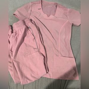 Pink Cherokee Infinity Scrub Set Sz Small